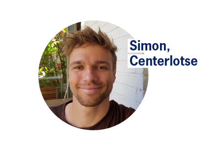 Simon, Centerlotse